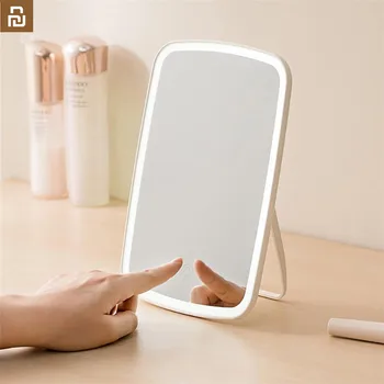 Xiaomi Youpin Jordania judy Inteligente portátil de maquillaje espejo de sobremesa de luz led portátil plegable espejo de luz dormitorio escritorio