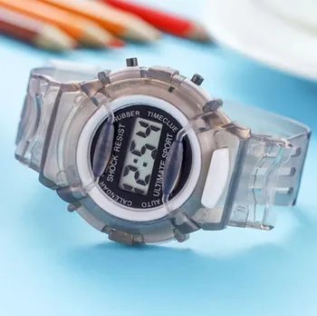 De moda de Alta calidad Colorido Reloj Digital Chicos Chicas Niños Estudiantes Impermeable Digital de Muñeca Reloj deportivo Nuevo 2021
