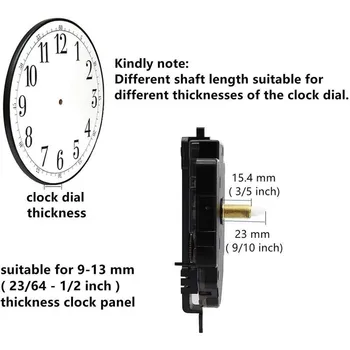 Clásico Reloj de Péndulo de Reemplazo Mecanismo de Movimiento de Accesorios de Reloj Kit Básico de Temporizador de Reparación de BRICOLAJE Reloj de Cuarzo Partes T2D8