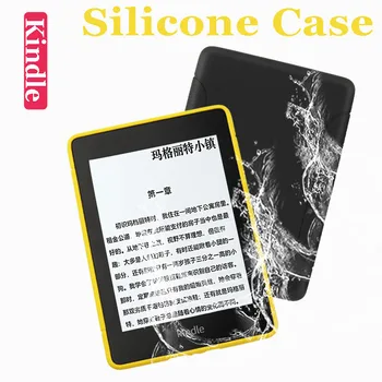 Carcasa protectora para Kindle Caso de Viaje Paperwhite4 3 2 1 Oasis Caso de E-Book Reader Cubierta de la funda de Silicona Anti-colisión