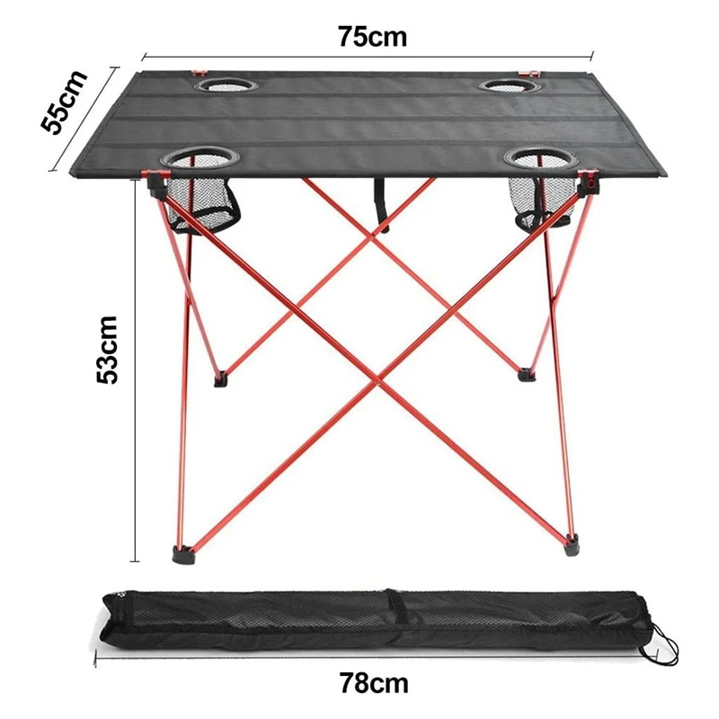 Mini pñegable camping mesa portátil camping picnic mesa escritorio
