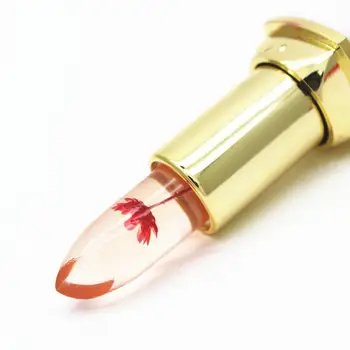 1PC Cambio de Color de lápiz Labial de la Jalea de la Flor de Labios Duradera Moisturizing Lip Gloss Para Dama Cuidado de los Labios Maquillaje de Belleza Herramientas de TSLM2