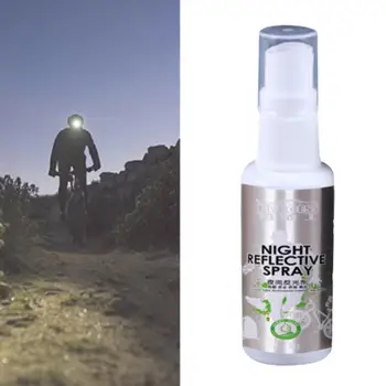 1 Botella Reflectantes Spray Bicicleta De Pintura Fluorescente Anti Accidente De Marca De Seguridad Al Aire Libre De Las Herramientas De Envío De La Gota