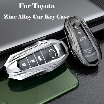 Nuevas de alta calidad de aleación de Zinc llave del coche del caso de shell cubierta Completa Para Toyota Corona Highlander nuevo RAV4 Camry Carola Leling Prado 2020