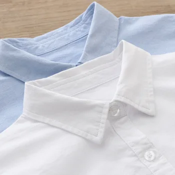Traf za zaraes Mujer 2021 ropa de Verano de la parte superior de color Sólido camisa casual joker simple Blusas de manga larga de tocar fondo chemise zaraed