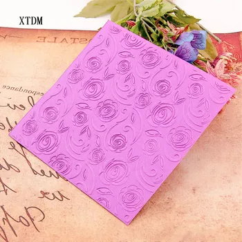 Bañera de plástico rosa artesanal de fabricación de tarjetas de papel de la tarjeta del álbum de la boda decoración de clip de Relieve las carpetas