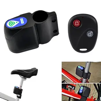 Nueva bicicleta Bicicleta Bloqueo de la Alarma de Moto Anti-Robo de Ciclismo de Seguridad de Alarma con Sonido Fuerte de Seguridad MTB Robar Bloqueo con Control Remoto