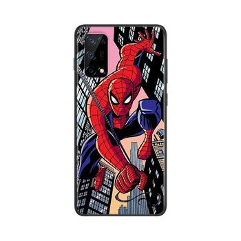 Marvel Super Hero Vengadores, Spider-Man Para Huawei Honor X10 10X 10i 10 9C 9 9A 9i 9N 9X Pro 9 Lite TPU de Silicona Negro caja del Teléfono