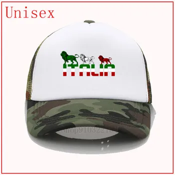 Italia Animal Bandera (1) satén gorra de béisbol divertido de béisbol sombrero para el sol hiyab gorras sombrero de cubo de mujeres u protección de la gorra de béisbol del trébol