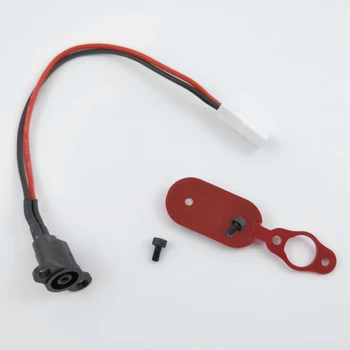 Cargador de corriente Cable de Cable de Carga Magnética Puerto Tapa de conector para Xiaomi Mijia M365 M365 PRO/PRO2 Scooter Eléctrico