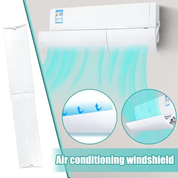 El nuevo hogar ajustable acondicionador de aire de la cubierta al aire libre anti-directo de soplado de aire acondicionado deflector deflector de viento