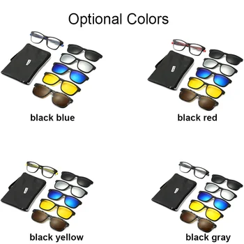 Gafas De Sol Magnéticas Clip En Las Gafas De Sol Polarizadas Para La Conducción De Anteojos Lentes Ópticos Hombres Mujeres Colgando Del Cuello