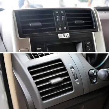 Delantera del coche A/C Aire Acondicionado de Ventilación de Salida Ficha Clip Kit de Reparación para Toyota Prado 10-17 Accesorios de Automóviles