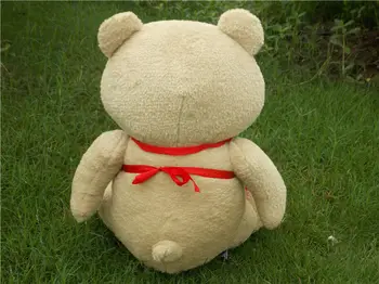 Nueva película Ted osito de peluche Sentado Delantal Rojo ted oso de peluche, oso de peluche gigante oso de peluche de la felpa Juguete de Regalo