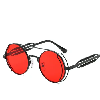 Ronda de marco cyberpunk Estilo de Gafas de sol gafas de sol