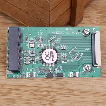 1 Pc Msata Mini Sata Pci-E Ipod Ssd De 40-Pin De 1,8 Pulgadas Zif Ce De La Conversión De La Tarjeta De Conexión Con El Ordenador Y El Conector