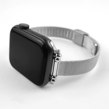 Para el Apple Watch 6 SE de 40 mm, de 44 mm de la serie 5 4 3 38 mm 42 mm de la banda de Milanese loop malla de Acero Inoxidable correa para el iwatch se bandas de las mujeres