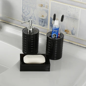3Pcs de Plástico, Accesorios de Baño Set Titular de Cepillo de dientes Pasta de dientes Dispensador Caso de la Caja de Jabón de Almacenamiento Higiénico