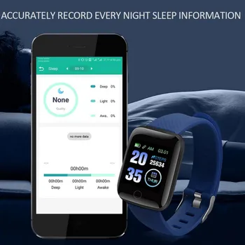 Nuevo 116 Plus Smart Watch De Salud De Pulsera Reloj De Los Deportes De La Presión Arterial Frecuencia Cardíaca Podómetro Fitness Tracker Pulsera Impermeable