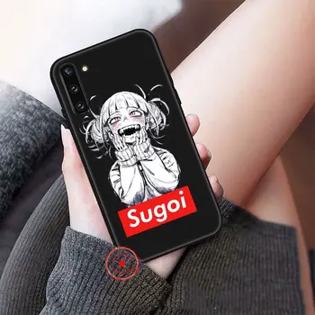 IYICAO Sugoi Senpai Anime Waifu de Silicona Soft Case para Samsung A10 A20 A30 A40 A50 A60 A70 M10 M20 M30 M40 Cubierta