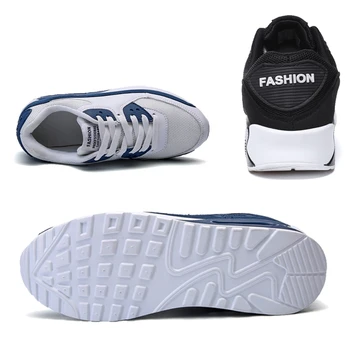 2021 Nueva de los Hombres Casual Zapatos de colchón de Aire de los Amantes de los Deportes de Moda Zapatillas de cordones de las Zapatillas de deporte Plug Tamaño de los zapatos de los hombres