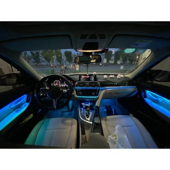Para BMW 5 serie G30 G38 X1 X3 X4 X5 X6 G01 E70 E71 F15 8/11/64 Color de Coche de luz ambiente Ambiente Decorativo Lámpara LED strip