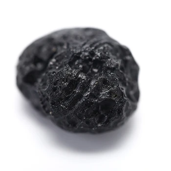 1PC Natural Tailandés de Vidrio Meteorito Original Stonestone Mineral Espécimen de Bricolaje de Piedra Colgante de los Accesorios