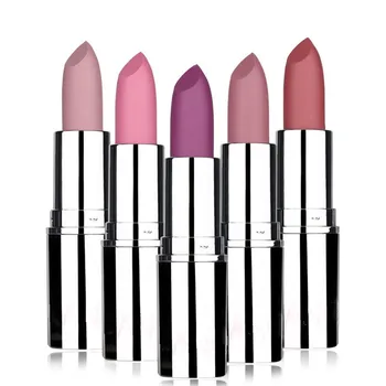 8 Colores Mate Bala Impermeable de la barra de labios de Larga Duración Velvet Pintalabios Fácil De usar 2021 Desnudo batom Nutritivos Maquillaje