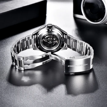 PAGANI DISEÑO de Lujo Nueva Mecánica Wristwatch100M Impermeable de Cristal de Zafiro Relojes de los Deportes del Reloj Automático para Hombres montre homme
