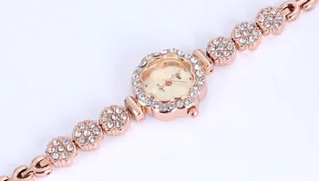 2018 Moda Jw Marca De Lujo De Oro Rosa Exquisita Banda Rhinestone Relojes De Las Mujeres Vestido De Las Señoras De La Pulsera Relojes De Pulsera De Cuarzo De Regalo