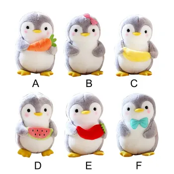 1pcs 25cm Creativo Abrazos Fruta Pingüino de Peluche Juguetes de Peluche Kawaii Software Par de Pingüinos de la Muñeca de la Felpa Niños de Juguete de Decoración para el Hogar