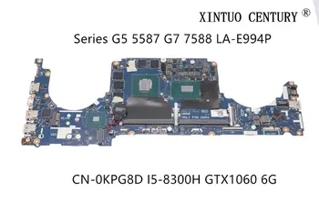 CN-0KPG8D 0KPG8D KPG8D Para Dell de la Serie G5 5587 G7 7588 de la Placa base del ordenador Portátil DDK51 LA-E994P I5-8300H GTX1060 6G a prueba de trabajo