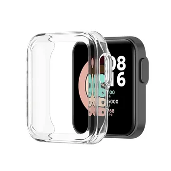 El Smartwatch Caso Ultra-slim de Tpu caja del Reloj de la Cubierta Protectora Para el Xiaomi Mi Reloj Lite Redmi Reloj Inteligente Accesorios Envío Gratis