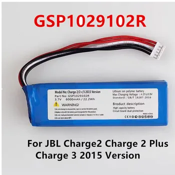 Original GSP1029102R de 6000mAh Batería de Recambio Para JBL Charge 2 Plus de Carga de 2+ carga 3 Versión P763098 Baterías