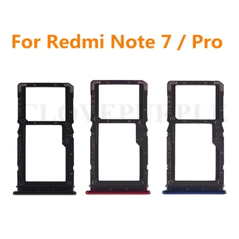 10PCS/lot Xiaomi Redmi nota 7 Pro Note7 Micro SIM Bandeja de la Tarjeta Titular de la Tarjeta Micro SD de la Ranura de Adaptador de Titular