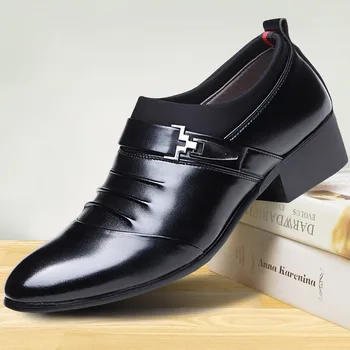 2021 los Zapatos de los Hombres de Lujo de la Marca de Deslizamiento Formal, Mocasines, Zapatos De los Hombres Zapatos de Vestir de Cuero de Patente Mocasines Sólido Masculino Zapatos de Conducción