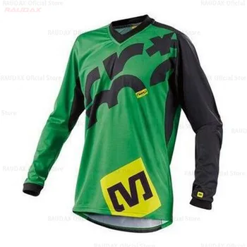 2021 Enduro Camisetas de Motocross Mx Bicicleta de Ciclismo de Mtb de camiseta de los Hombres de Verano del Equipo Camiseta Dh de Manga Larga Transpirable Descenso de la Ropa