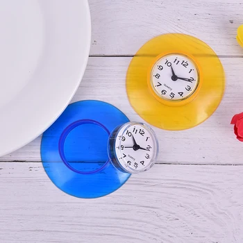 2020 nuevo estilo de Cocina Baño Impermeable Tonto Reloj Cabina de Ducha Potente Adherido Moda hogar tonto reloj