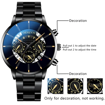 Reloj hombre 2021 de los Hombres de Negocio de la Moda los Relojes de los Hombres Casual Calendario Reloj Masculino de Acero Inoxidable Reloj de Cuarzo relogio masculino