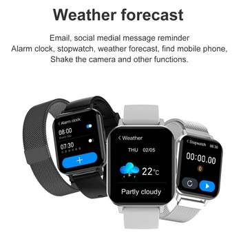 ECG Smartwatch 1.78 pulgadas HD de la prenda Impermeable IP68 Monitor de Frecuencia Cardíaca de Fitness Tracker Reloj Inteligente 2020 Para Hombres, Mujeres IOS android