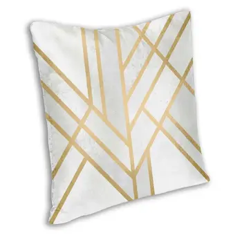 Art Deco de la Geometría Abstracta Patrón Pillowcover Decoración de la Geometría Cojines cojín para la Sala de estar Impresión a Doble cara