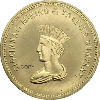 1849 Estados unidos de 10 Dólares moneda de oro de los Coleccionables, de Latón Copia de la Moneda