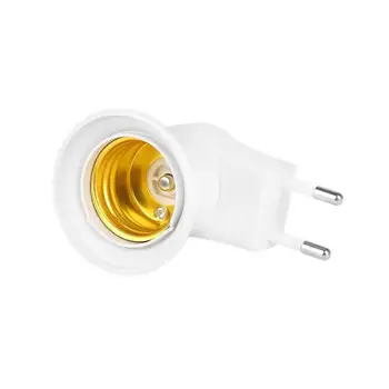 E27 Luz LED tenedor de la Lámpara Convertidor de soporte de la Lámpara Bombilla Adaptador Convertidor + Botón DE encendido/APAGADO Interruptor de 1Pcs