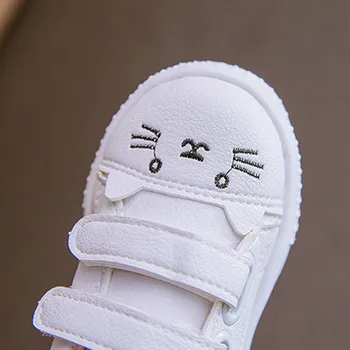 2020 De La Moda De Zapatos De Niños De Las Niñas De Bebé Lindo Gato De Impresión De Los Zapatos De Las Zapatillas De Deporte Zapatillas De Bebé Casual Zapatos Zapatillas