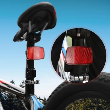 MTB Bicicleta Frontal Reflectante de la Luz de la Lámpara Fácilmente la Instalación de la Bicicleta del Manillar Trasero Advertencia Personal Piezas de Bicicleta Accesorios