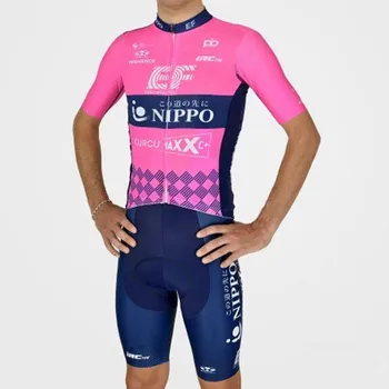 2021 EF nuevo Giro de carreras juego de equipo de los Hombres de Manga Corta de Jersey de Ciclismo NIPPO de Verano pantalones Cortos Babero de Bicicletas Desgaste de Kits de Ropa Maillot Hombre