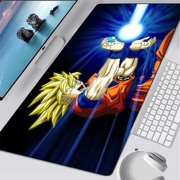 El Anime Goku y Vegeta Grandes Portátil Cojín de Ratón del manga alfombra Notbook teclado del Ordenador Alfombrilla Gamer Juego alfombrilla de ratón Csgo Juego de la estera