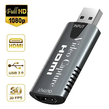 Mini HD 1080P HDMI A USB 2.0 Tarjeta de Captura de Vídeo Juego de la Grabación de la Caja para Equipo de Youtube OBS Etc. La Transmisión En Vivo De La Emisión