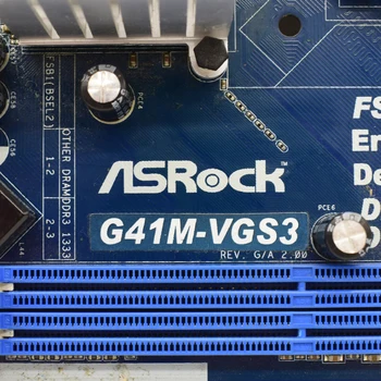 G41M-VGS3 Para ASRock LGA 775 intel G41 pc original de la placa base DDR3 de Memoria RAM SATA2.0 USB2.0 De Escritorio Se Utiliza La Placa Base