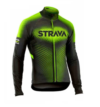 STRAVA 2021 de Verano del Equipo de Ciclismo Jersey de Bicicletas de Manga Larga Ropa de Ciclismo MTB Mountain Bike Wear ropa maillot de ropa Deportiva